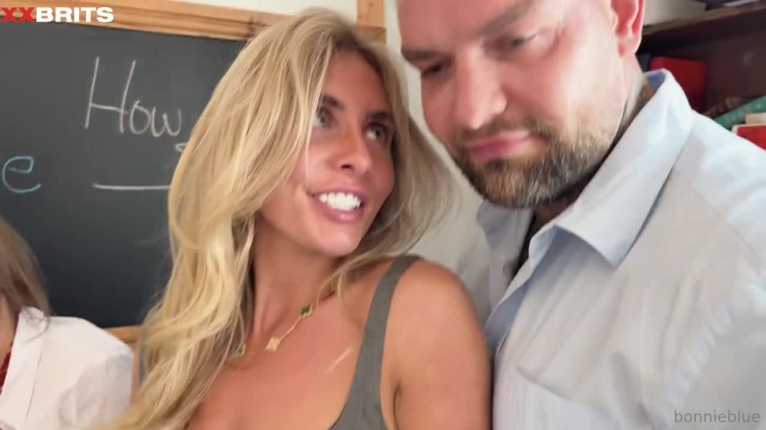 ⁣Bonnie Blue Classroom Gang Bang With Students