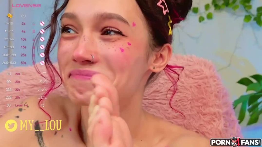 ⁣Cute Webcam Girl My_lou Breeding Fantasy Video