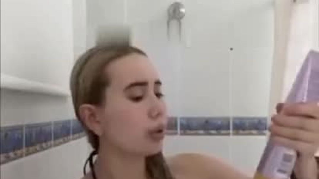 ⁣Lil Tay Teases In Steamy Solo Shower Show Big Boobs PPV OnlyFans Video